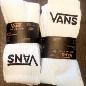 Vans Classic White Crew Socks - 3 Pack
